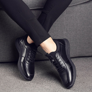 男鞋秋冬新款内增高男士休闲鞋韩版运动休闲鞋潮流套脚男潮鞋子