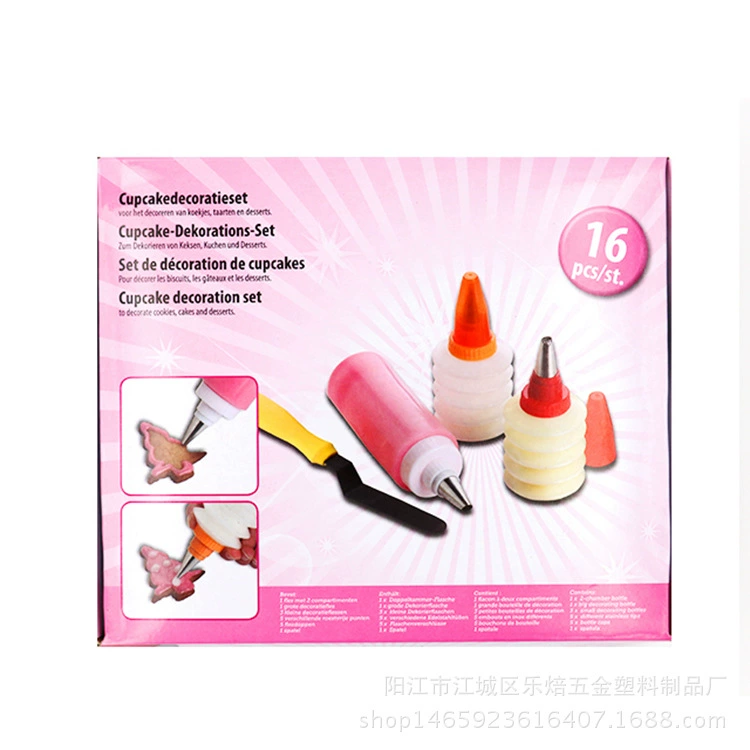 Фабрика оптом Монтажная ваза из нержавеющей стали рот костюм Печенье крем украшения Костюм кухня выпечки гаджет оптом