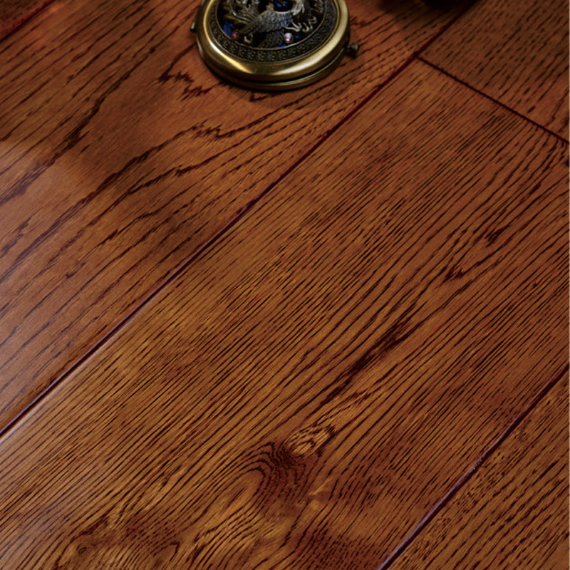 升達實木地板橡木原木槍托色全實木地板客廳臥室地熱環保18mm地板