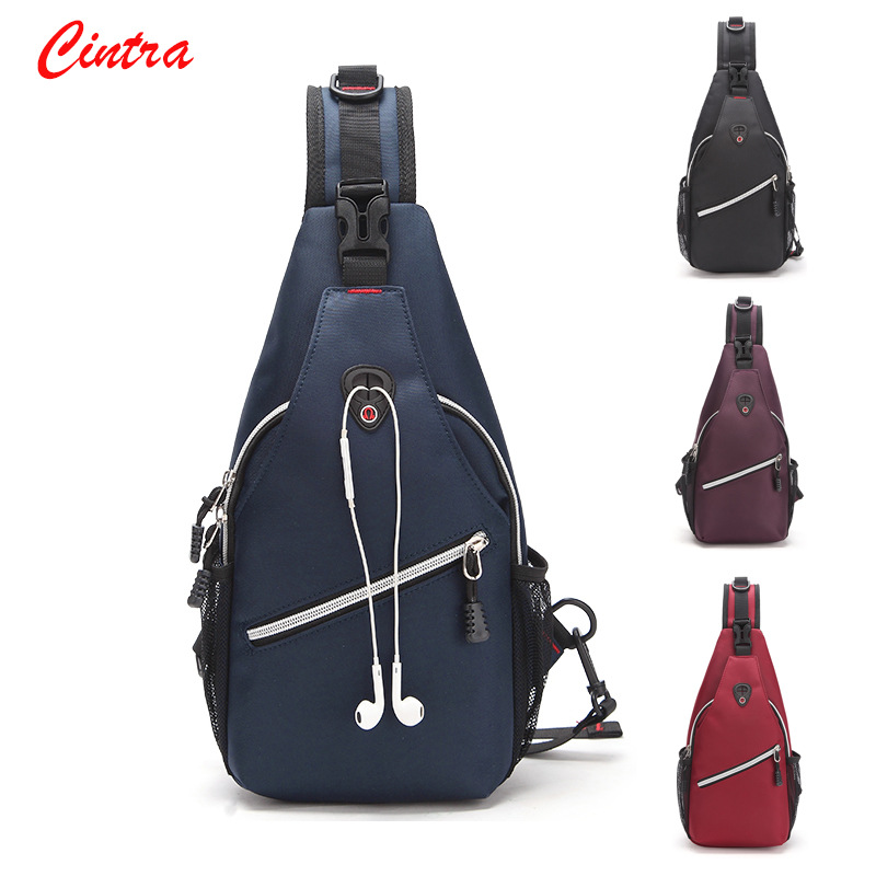 new pattern man The single shoulder bag Korean Edition Fashion models tactics Chest pack outdoors knapsack goods in stock wholesale Chest pack