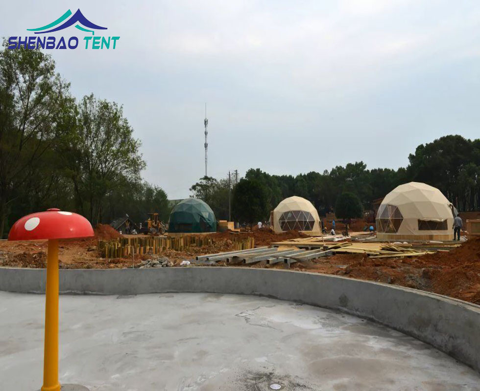 户外野营露宿球形帐篷格朗平圆顶帐篷豪华度假圆顶屋 dome tent