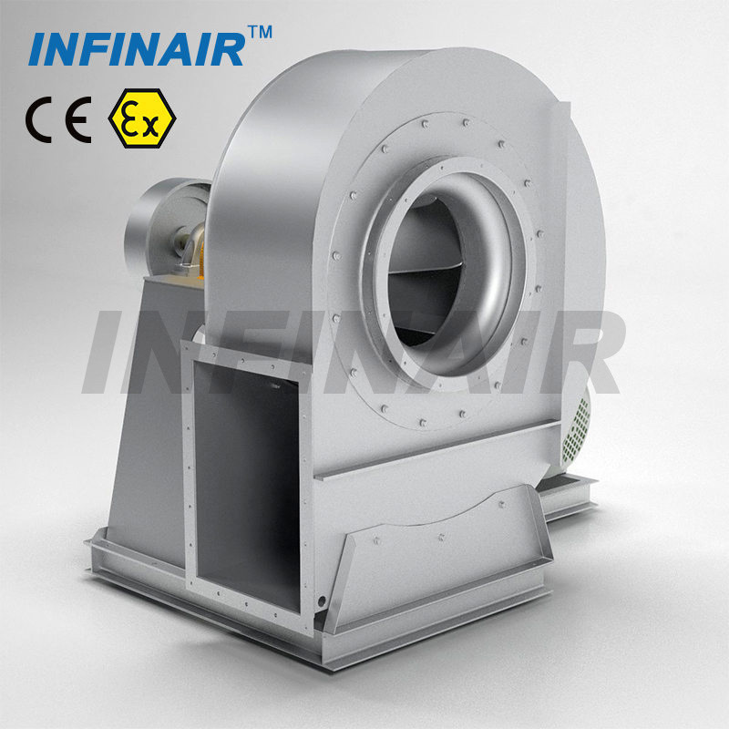 后弯钢叶轮单进风离心风机-YFBCSK