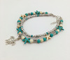 Accessory, turquoise beach ankle bracelet from pearl