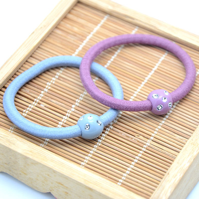 毛绒双色皮筋 多款饰品批发头饰可选 条纹花边雷丝发圈发饰特价|ms