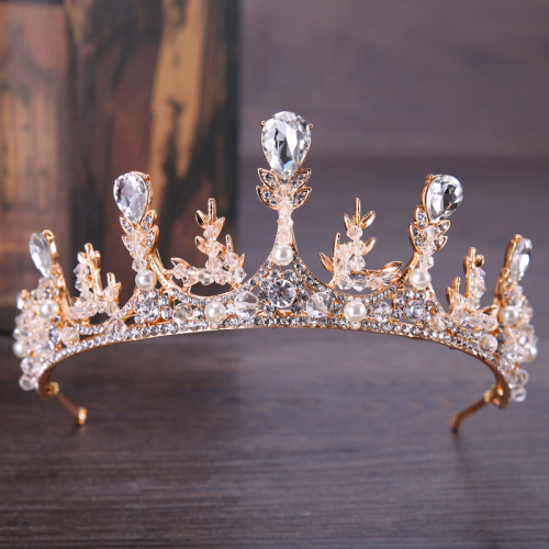 Hairpin hair clip hair accessories for women Maisui headdress mother wedding headdress crown headband birthday party Crystal Crown accessories