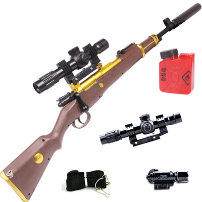 吃鸡同款黄金皮肤98k狙击水弹枪手动水晶弹仿真玩具枪真人cs批发|ms