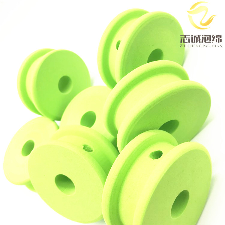 志诚定制 彩色eva钓鱼线圈EVA打磨成型 eva泡棉雕刻内衬加工