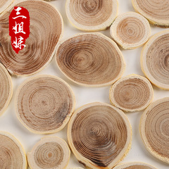 Locust wood round wood chips crafts raw materials annual rings mountain locust wood home diy decoration materials photography props wholesale