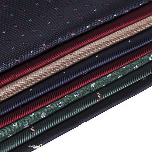 One piece drop-shipping polyester jacquard elegant men's party business casual formal wear accessories suit pocket square tie