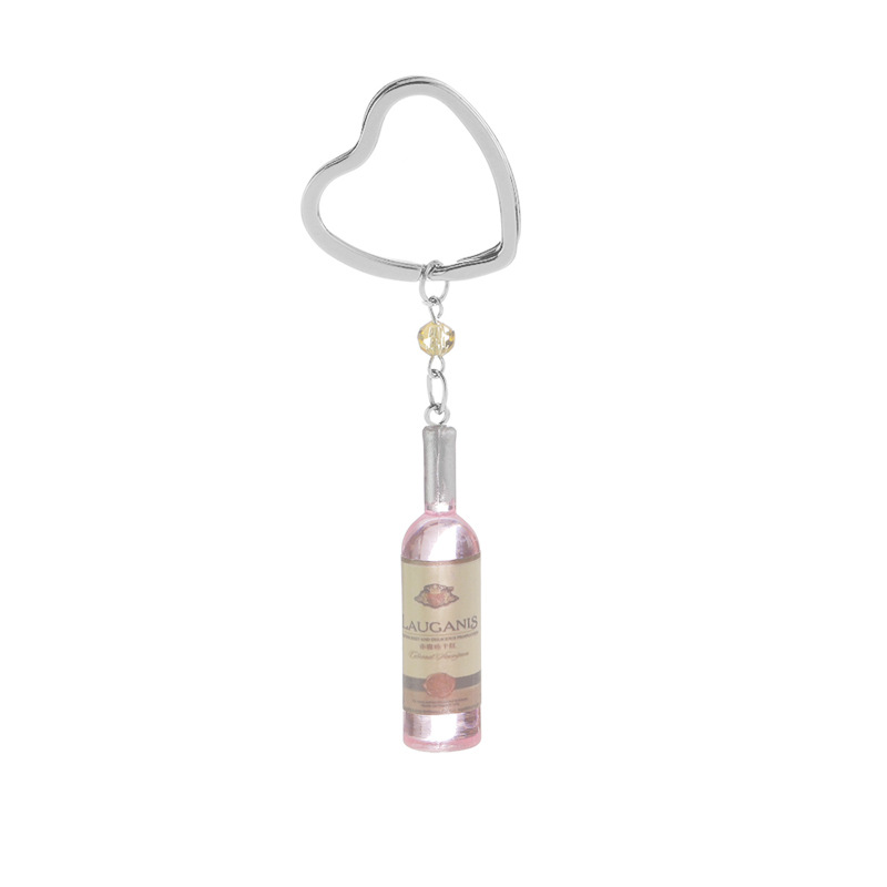 Fashion Colorful Wine Bottle Keychain display picture 8