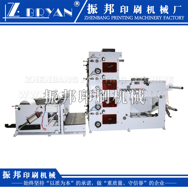 ZB-850四色包装柔版印刷机1