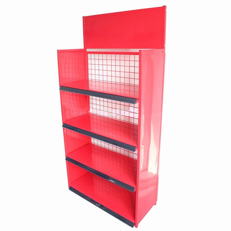 红色机油展示架 润滑油展示货架 4s店汽车用品展架食品陈列架直销