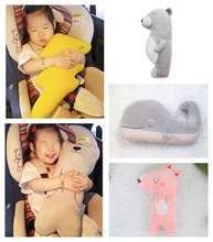 韩国可爱儿童汽车安全带套护肩套加长毛绒女士卡通汽车安全带抱枕