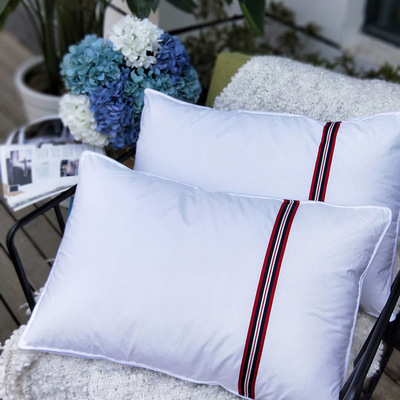 Five-star hotel Velvet feather pillow pure cotton washing hotel adult student Pillow core Manufactor On behalf of