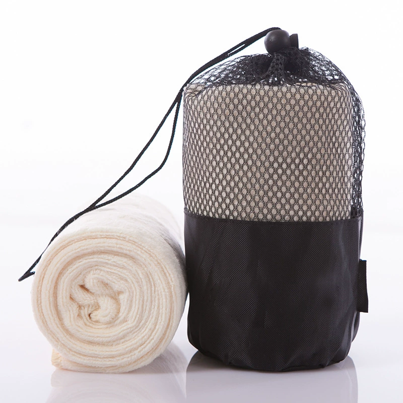 Long black towel for gym, quick dry pack