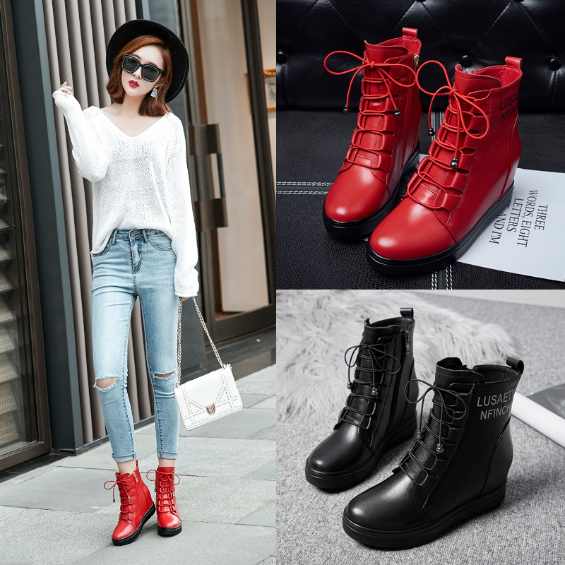 Bottes femme WISSEO en En cuir - Ref 3355060 Image 1