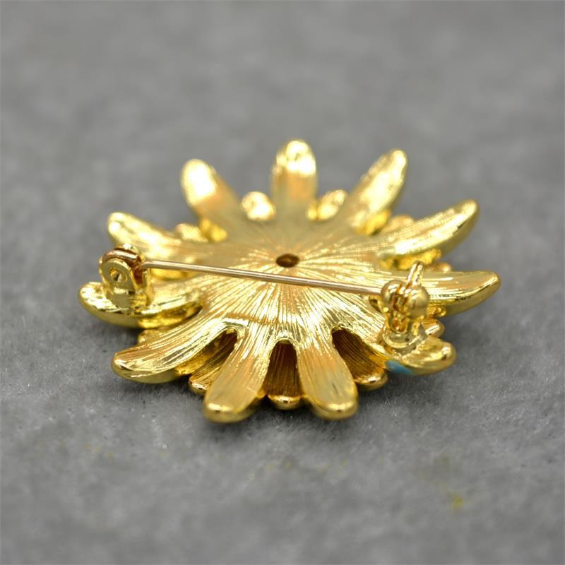 Fashion Flower Alloy Enamel Women's Brooches display picture 1