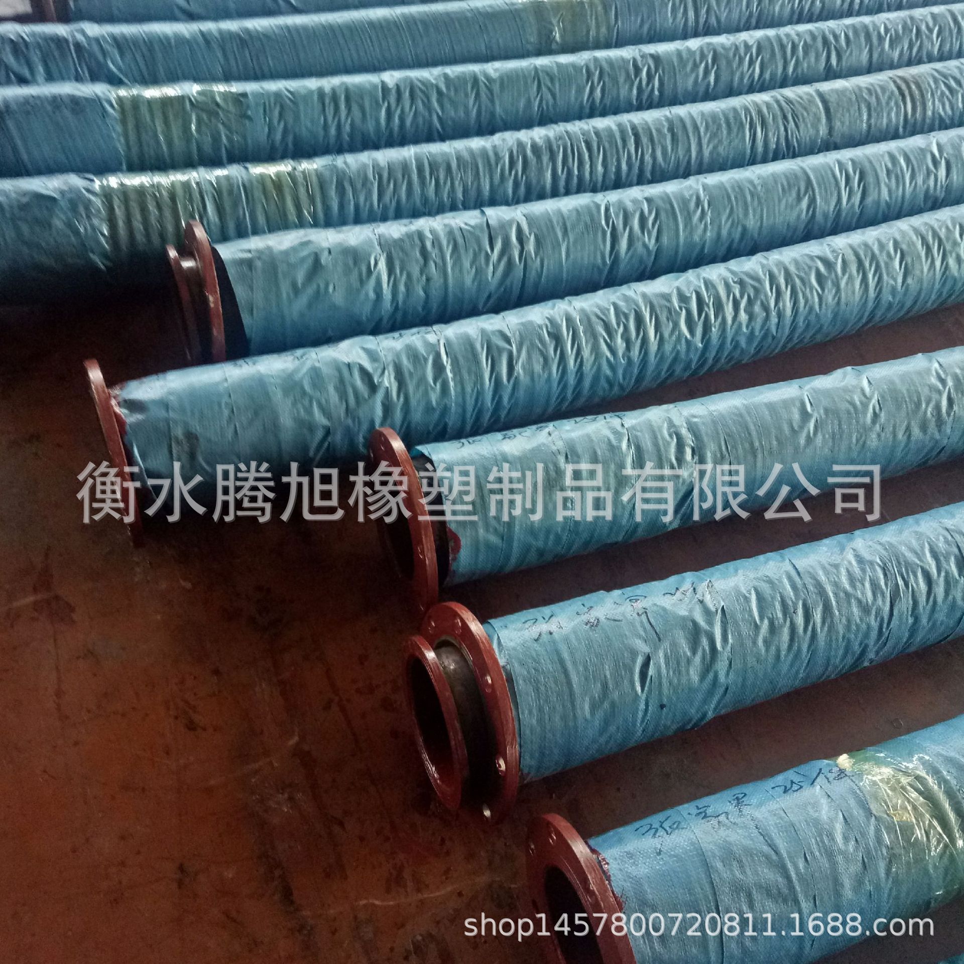 输水  泥浆夹线胶管 钢丝软管 法兰式橡胶软管