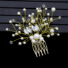 Hair accessory for bride from pearl, European style, wholesale