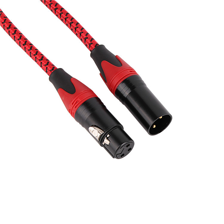 工厂直销卡农线公对母平衡卡侬音频线电容麦克风话筒连接线通用