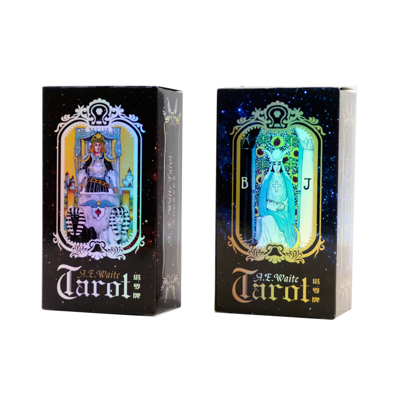A.E.Wailt Tarot tarot In English Waite Tarot without wearing make-up Card Flash card Card