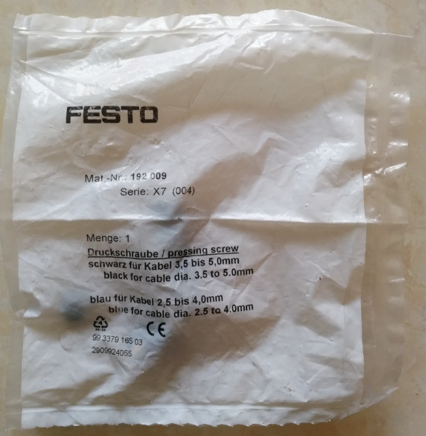 现货销售FESTO    SEA-3GS-M8-S    192009    原装