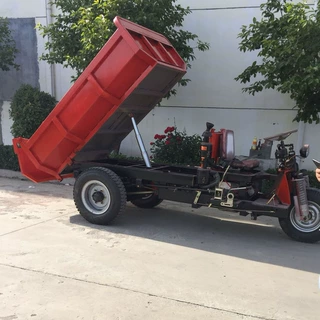 大马力矿用翻斗自卸三轮车  建筑工地三轮车 速度快