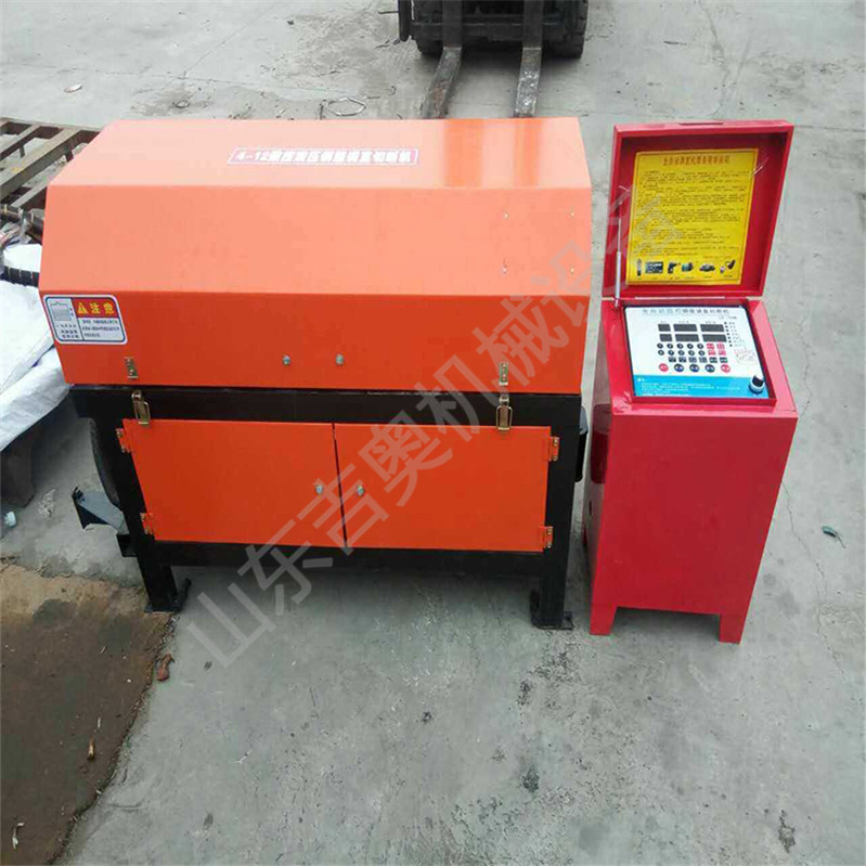 液压钢筋调直切断机建筑工地用  全自动数控操作钢筋调直机小型