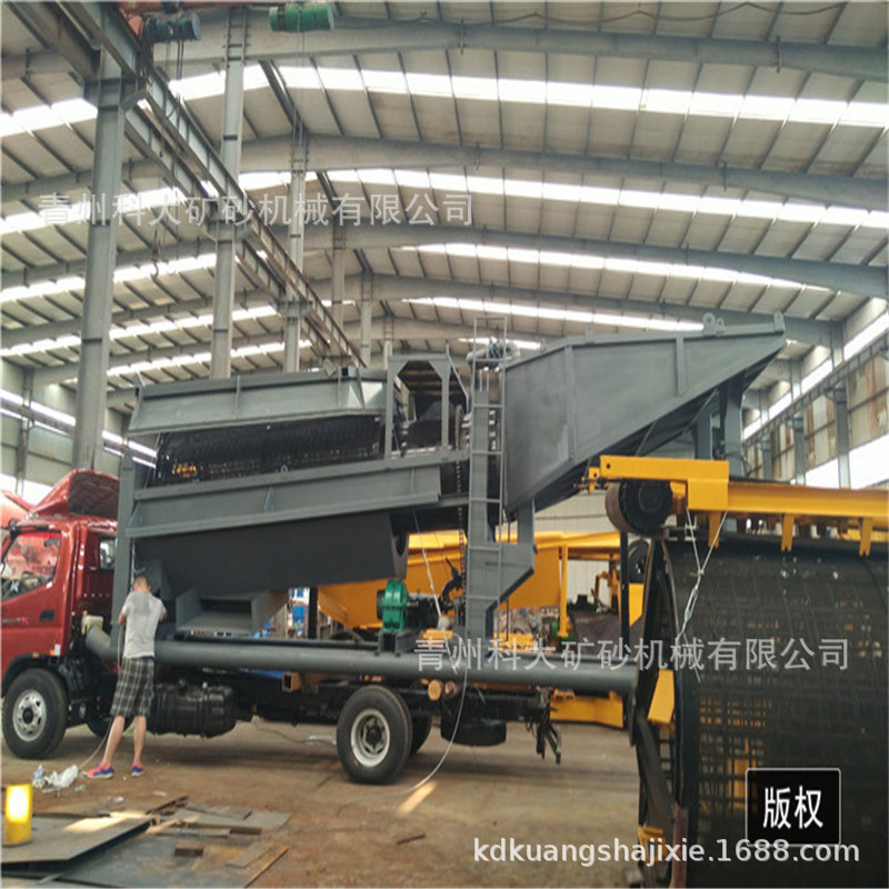 青州科大供应无轴滚筒筛选金机 砂金提取机械设备 河沙选金子机器