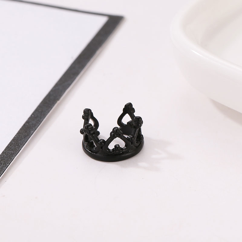 Wholesale Jewelry Simple Style Crown Alloy No Inlaid Plating Earrings display picture 5