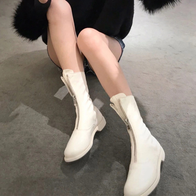 Bottes femme XINGSHIFANG en Microfibre - Ref 3355403 Image 1