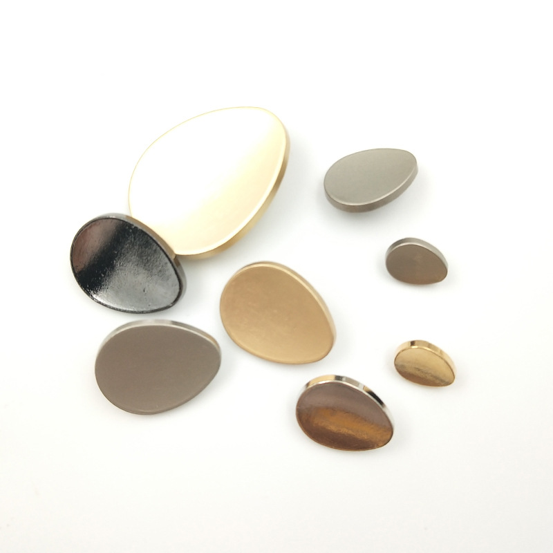 新款椭圆形纽扣 风衣大衣高脚手缝扣子 DIY衬衫扣规格齐全