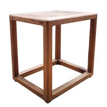 安徽方凳新中式换鞋凳北美黑胡桃茶室凳实木家具小矮凳定制加工