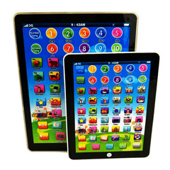 Foreign trade supply children's English tablet light learning Russian early education story machine export reading mini toys