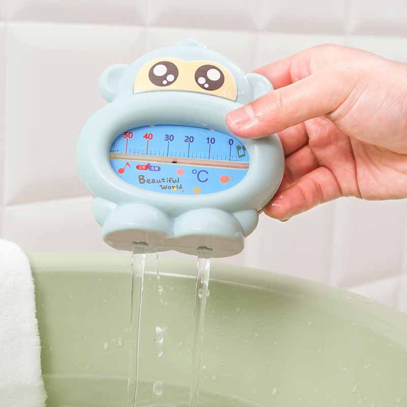 Termómetro de agua/ambiente de doble propósito – diseño de mono, queroseno, preciso, para niños image 5