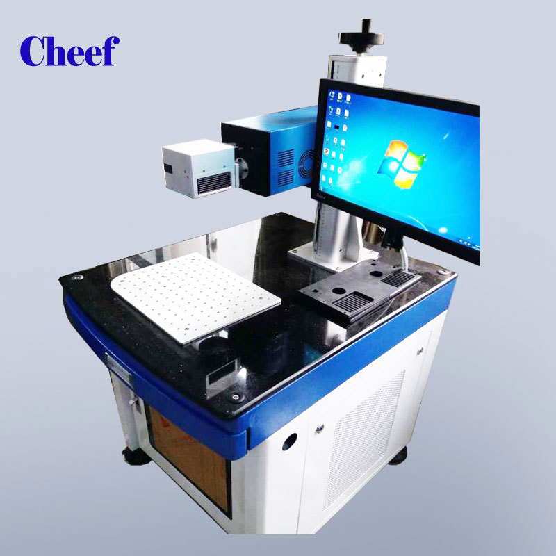 激光喷码机静态台式紫外1w不带冰箱激光喷码紫外打标机无需耗材