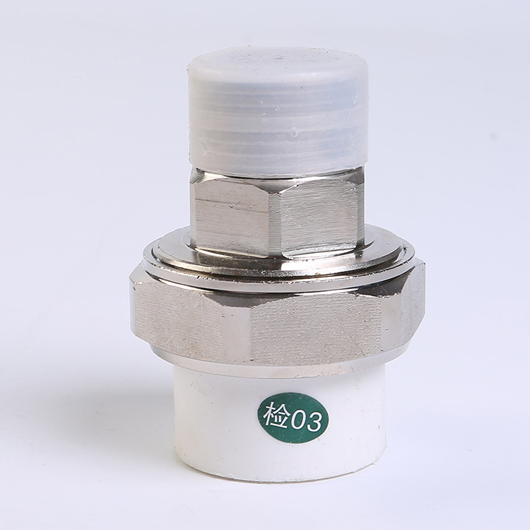 PPR Mirror outer wire DN32 Copper Union Red Forging one Water pipe parts ppr Outside the wire Union Oil either