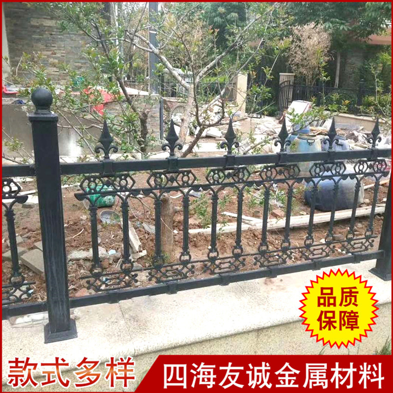 现货供应欧式铁栅栏 小区铸铁护栏 学校铁艺围墙栏