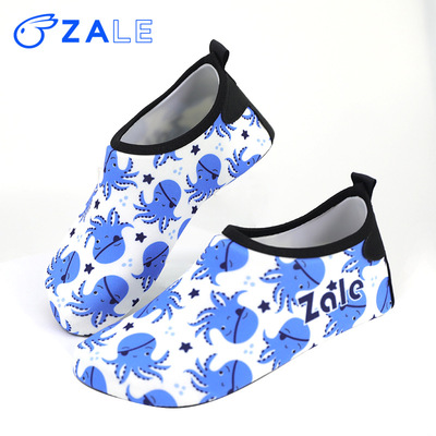 2019冬季中性健康弹力布卡通儿童凉鞋套筒凉拖快干童鞋厂家批发|ru