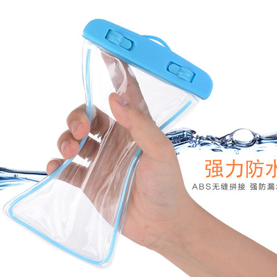 Manufactor goods in stock mobile phone Waterproof bag Luminous touch screen PVC Mobile phone set Swimming Spa Resort Dedicated Mobile phone bag