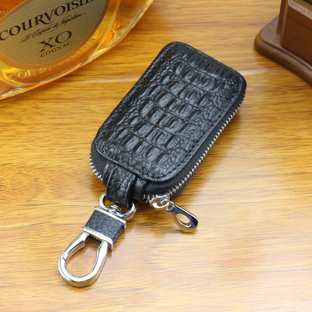 钥匙包男士真皮拉链批发 多功能汽车钥匙包商务 腰挂锁匙包女定制|ms