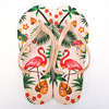Summer fashionable flip flops, slide, slippers for leisure, beach footwear