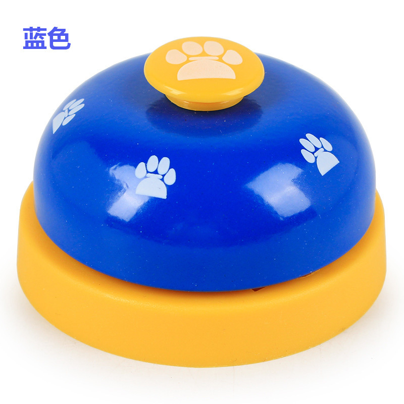 厂家批发 网红宠物铃趣味狗脚印训犬按铃 猫狗狗智力玩具宠物用品