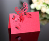 Fuchsia cards with laser with butterfly, Amazon, wholesale