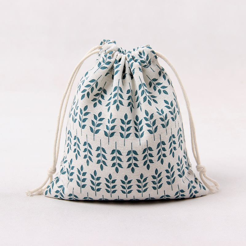 厂家直销精美小棉布袋 环保帆布袋 束口袋抽绳袋定制
