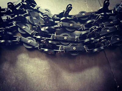 Painting Assembly line track Elbow Painting conveying system Delivery track chain Manufacturer Weight track