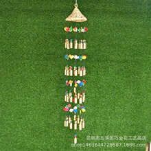厂家直供民族工艺品、13cm草帽长铃塔铃、57铃风铃一件代发