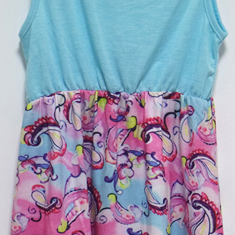 Elegant Long Dress Stylish Design Family Matching Comfortable Fabric Spring Summer Occasion Wholesale Available