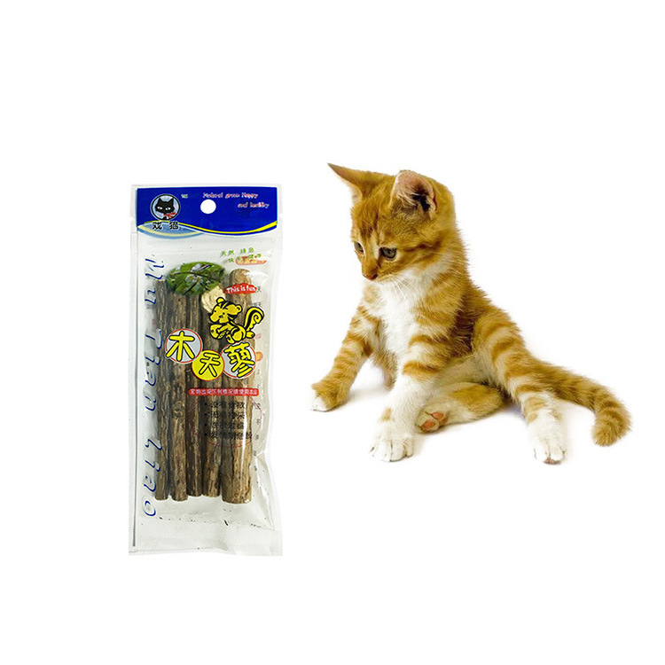 폴리 곤 카르마 바 고양이 연삭 치아 청소 스틱 고양이 장난감 고양이 간식 5 팩 도매