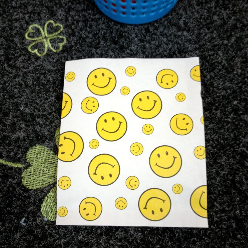 防油纸袋薯条小吃鸡柳鸡翅鸡腿炸鸡排食品一次性打包装袋定制笑脸